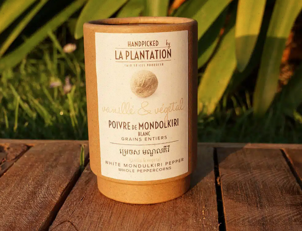 Mondulkiri White Whole Peppercorns - 50g Tube